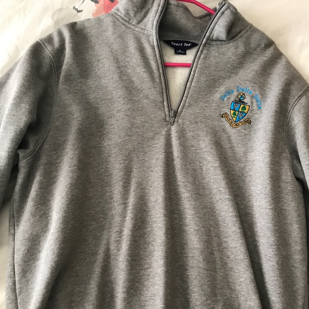 Tri delta quarter zip
